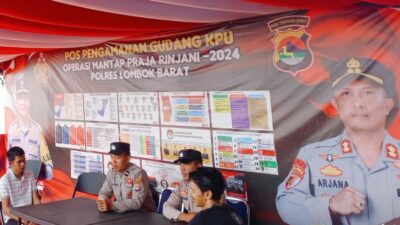 Keamanan Gudang Logistik KPU Lombok Barat Diperketat Jelang Pilkada 2024