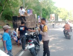 Bhabinkamtibmas Kelurahan Monggonao Gelar Patroli dan Cooling System untuk Jaga Kondusifitas Kamtibmas
