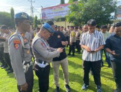 Propam Polda NTB Periksa Tingkat Disiplin Personel Polres Bima Kota